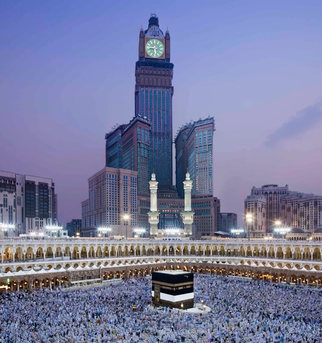 Kaaba and Clock Tower