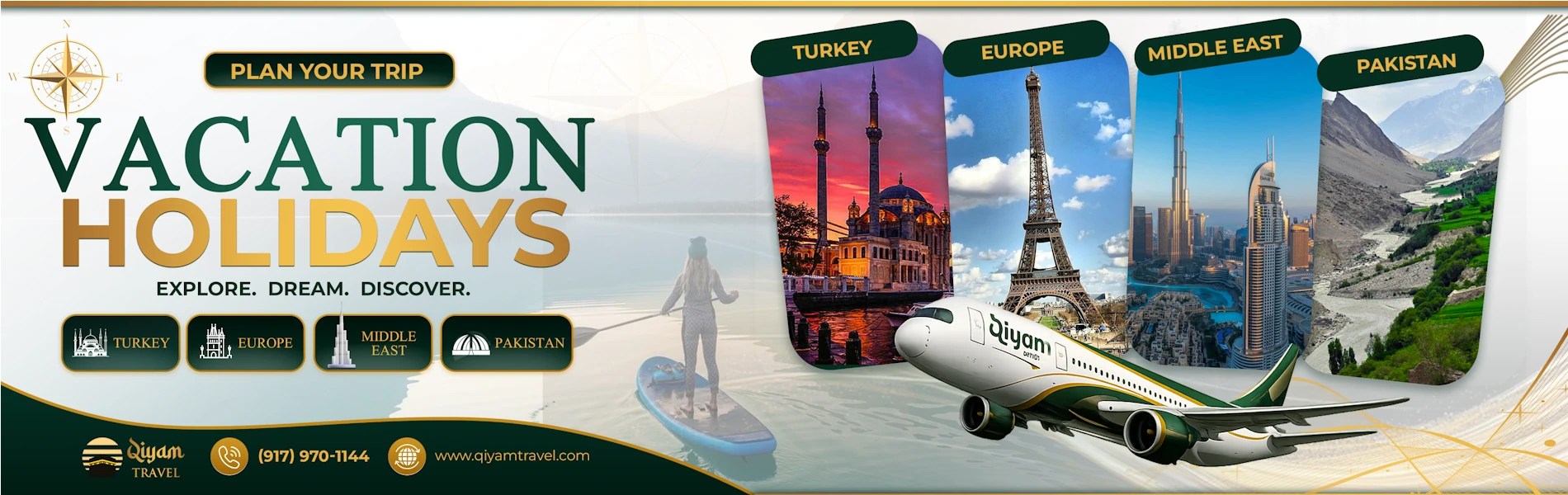 vacation holidays banner
